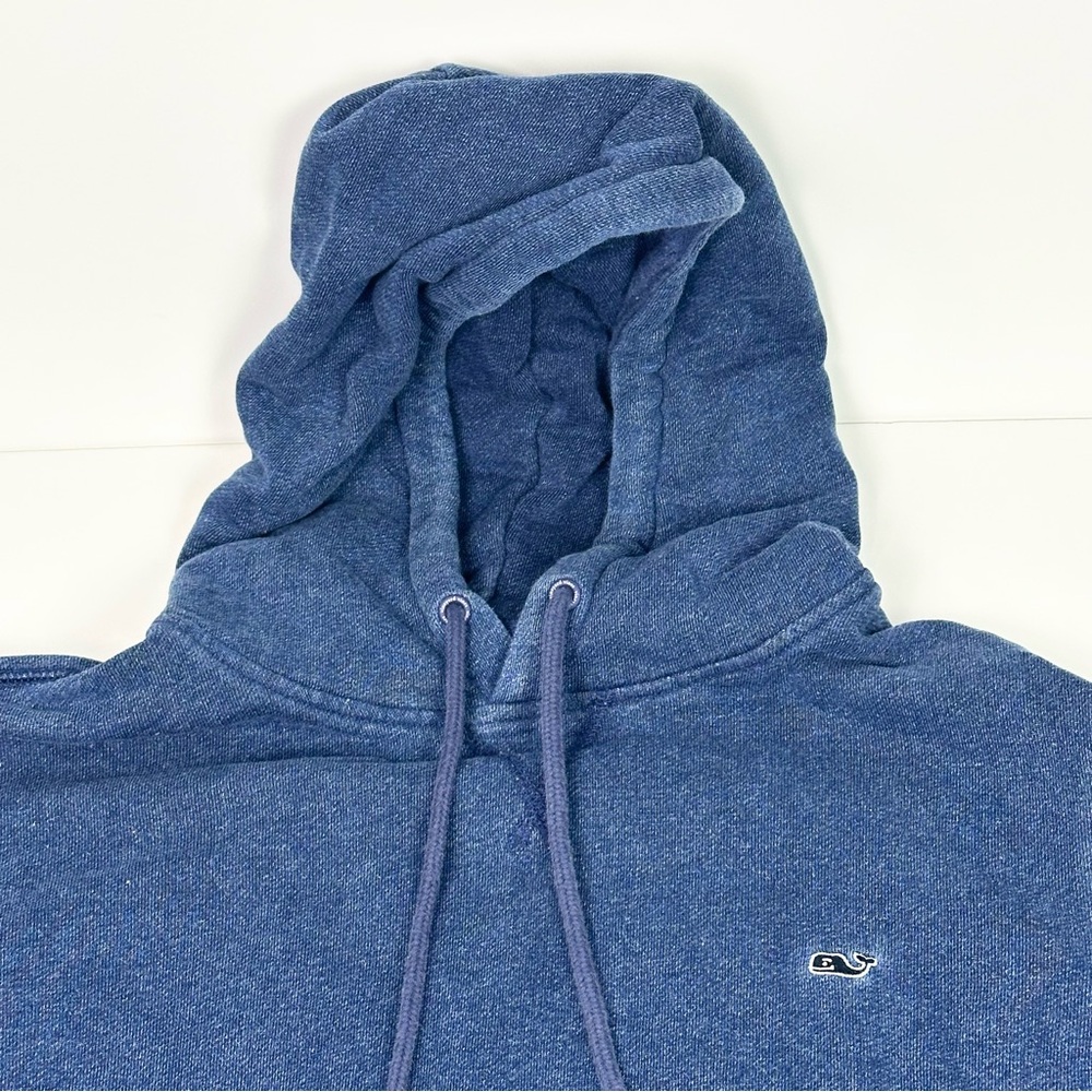 Vineyard Vines Men’s Blue Denim Hoodie Medium M - Picture 3 of 11